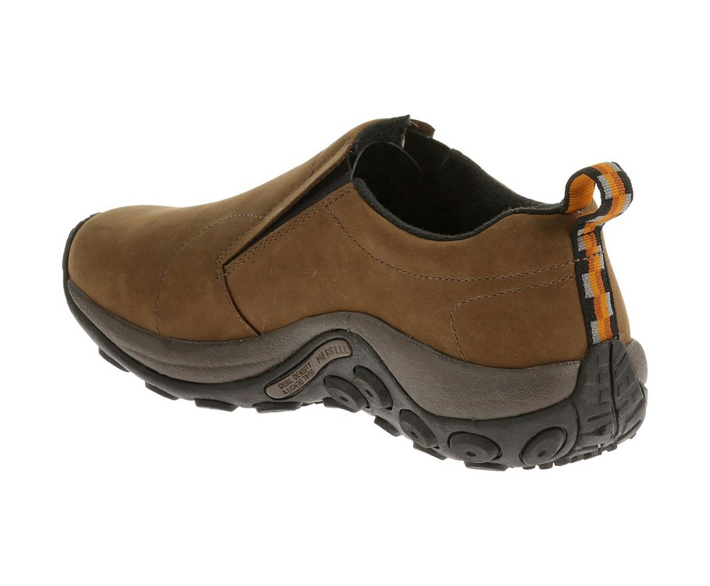 Zapatos De Seguridad Hombre - Merrell Jungle Moc Nubuck Waterproof Wide Width - Marrones - CWOY-8195